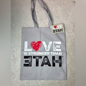 Love is Stronger Than Hate Tote Bag